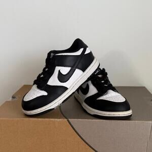 Nike Dunk Low Panda Black/White Toddler Sneakers - SZ 9 C